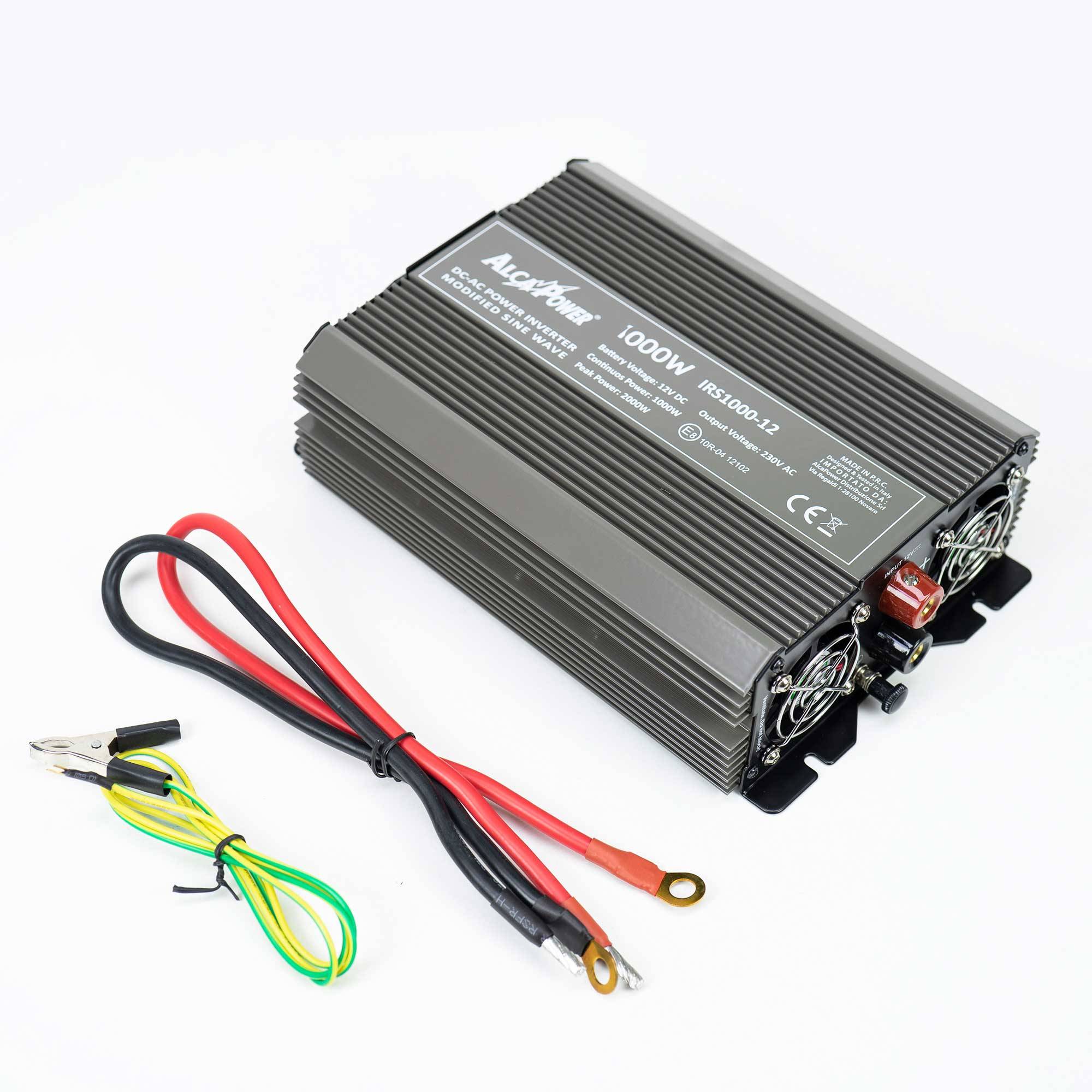 RO: Invertor de tensiune AlcaPower by President 1000W 24V-230V, sinusoida modificata, port USB