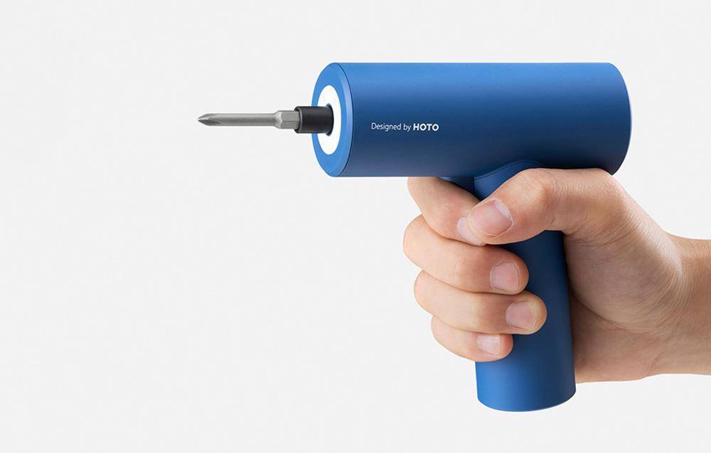 HOTO Cordless Screwdriver, Akku Schraubendreher, 5NM, 3,6V, blau