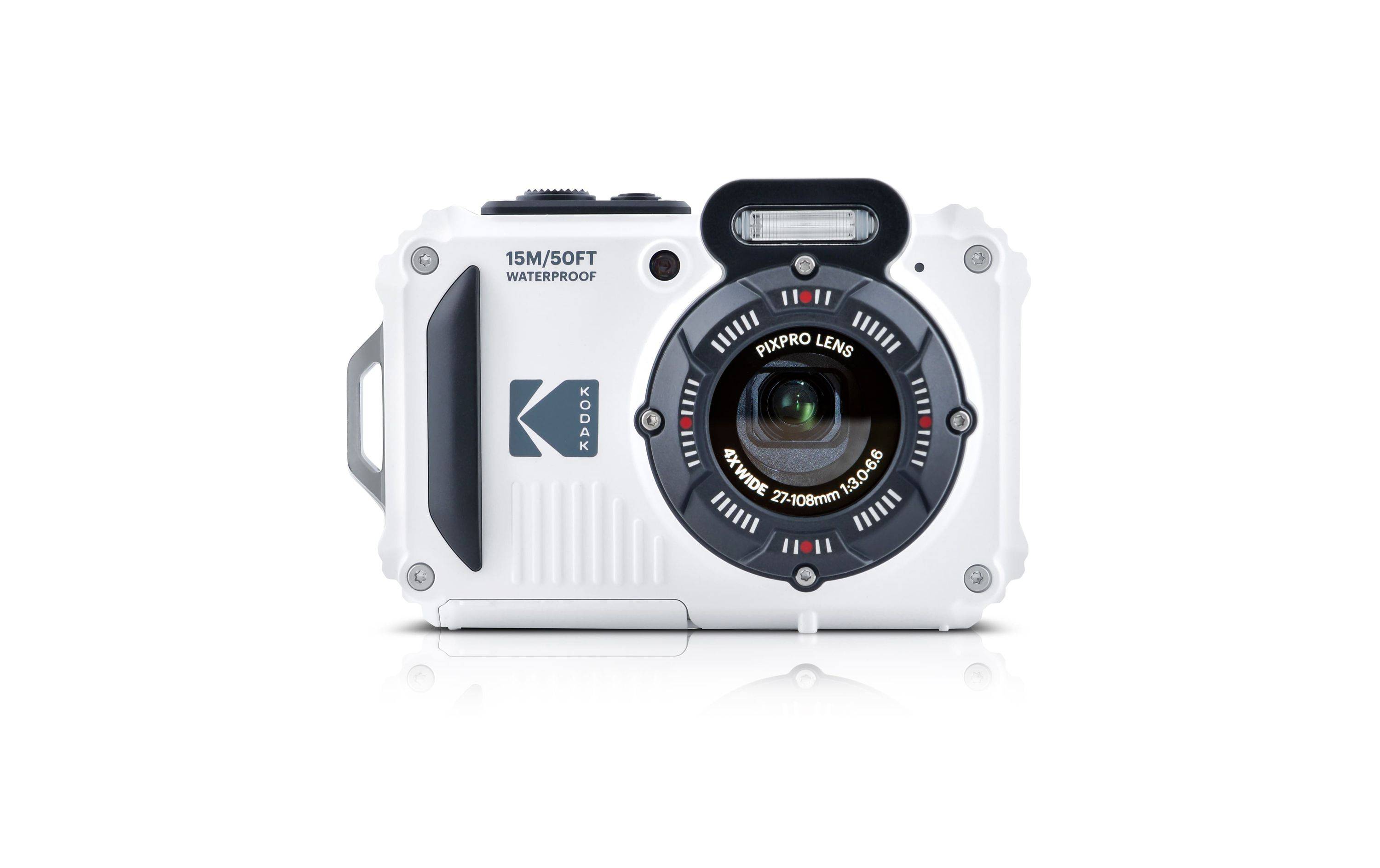 Kodak Pixpro WPZ2 Digitalkamera weiß-16MP, 1080p HD Video, 4-fach optischer Zoom