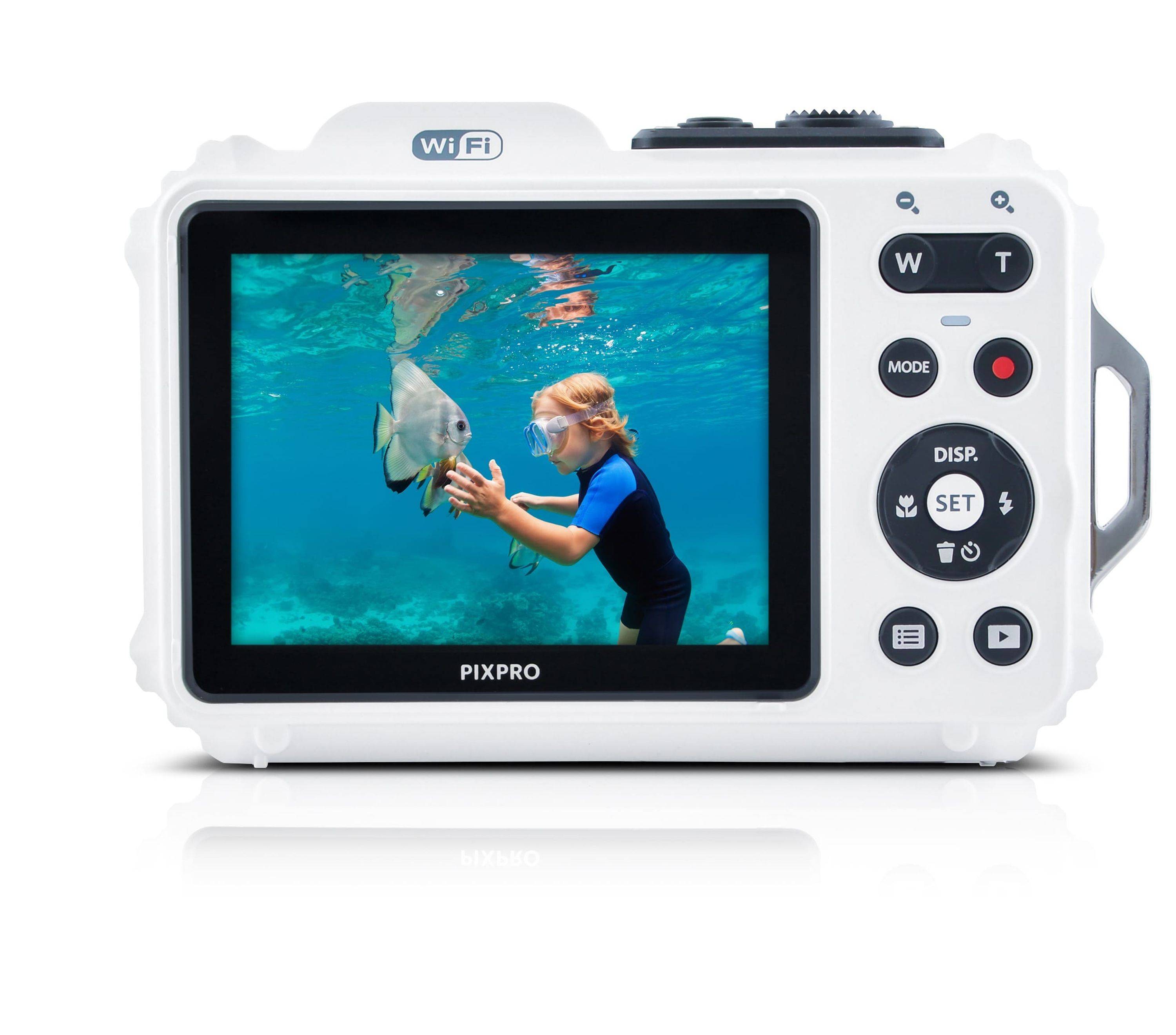 Kodak Pixpro WPZ2 Digitalkamera weiß-16MP, 1080p HD Video, 4-fach optischer Zoom