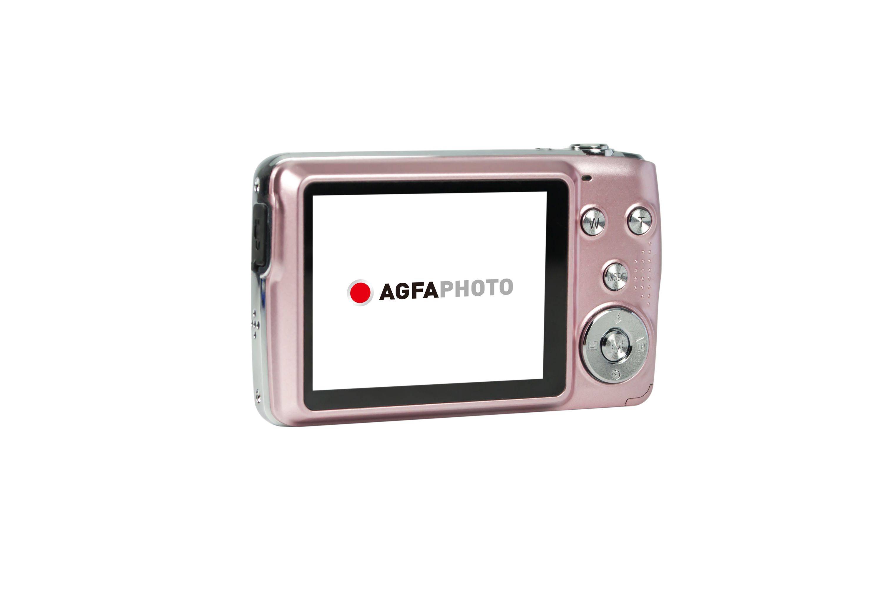 AgfaPhoto Realishot DC8200 - 21 MP Digitalkamera Pink, CMOS Sensor, 8X Optischer Zoom, Full HD Videoaufnahme
