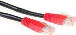 ACT Black 10 meter U/UTP CAT5E patch cable cross with RJ45 connectors