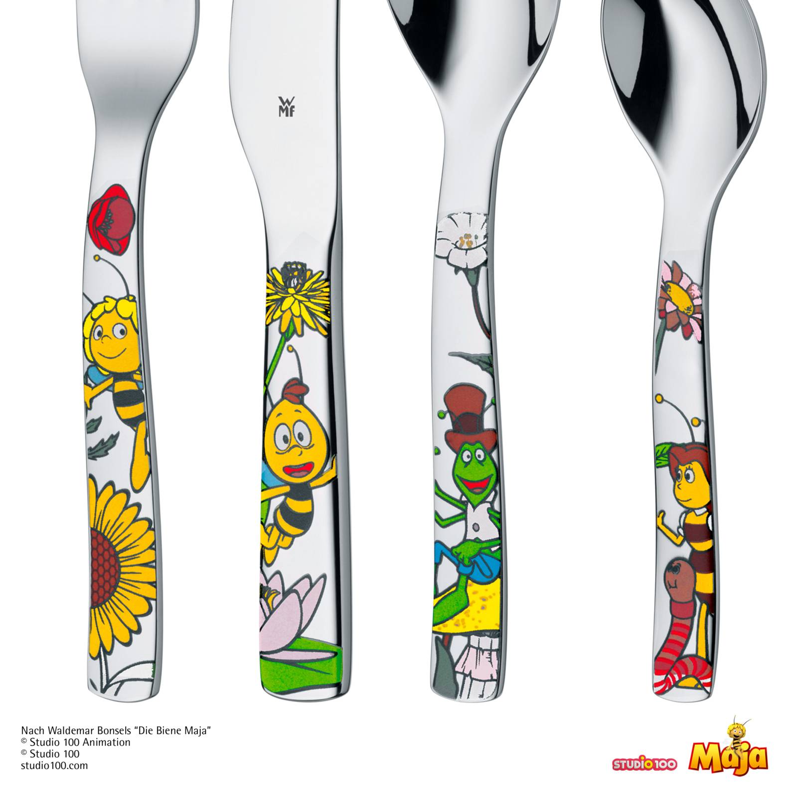 WMF Kinderbesteck-Set 4-teilig Biene Maja