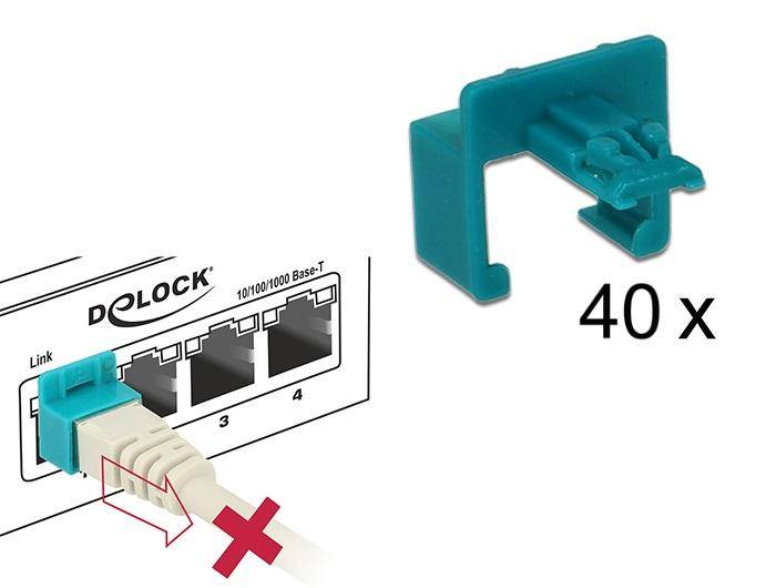 RJ45 Secure Clip, 40 Stück Set