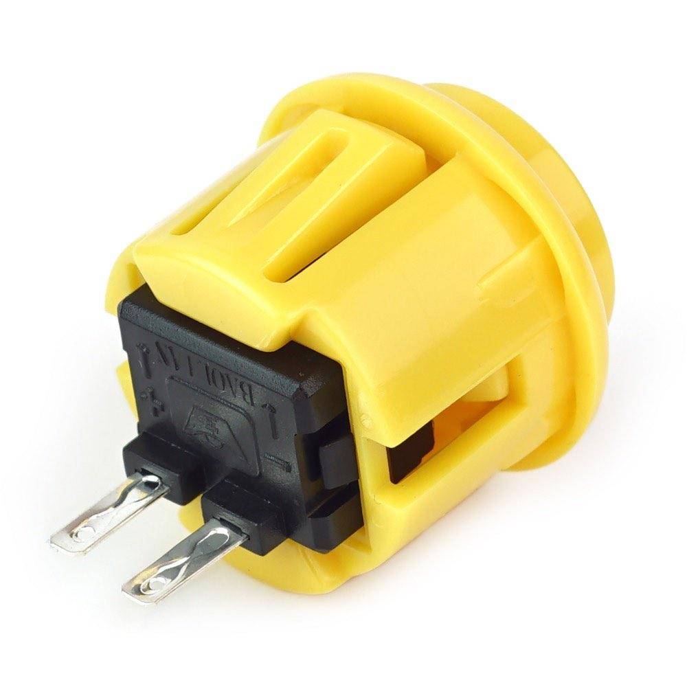 Mini Arcade Button, 24mm - Farbe: gelb