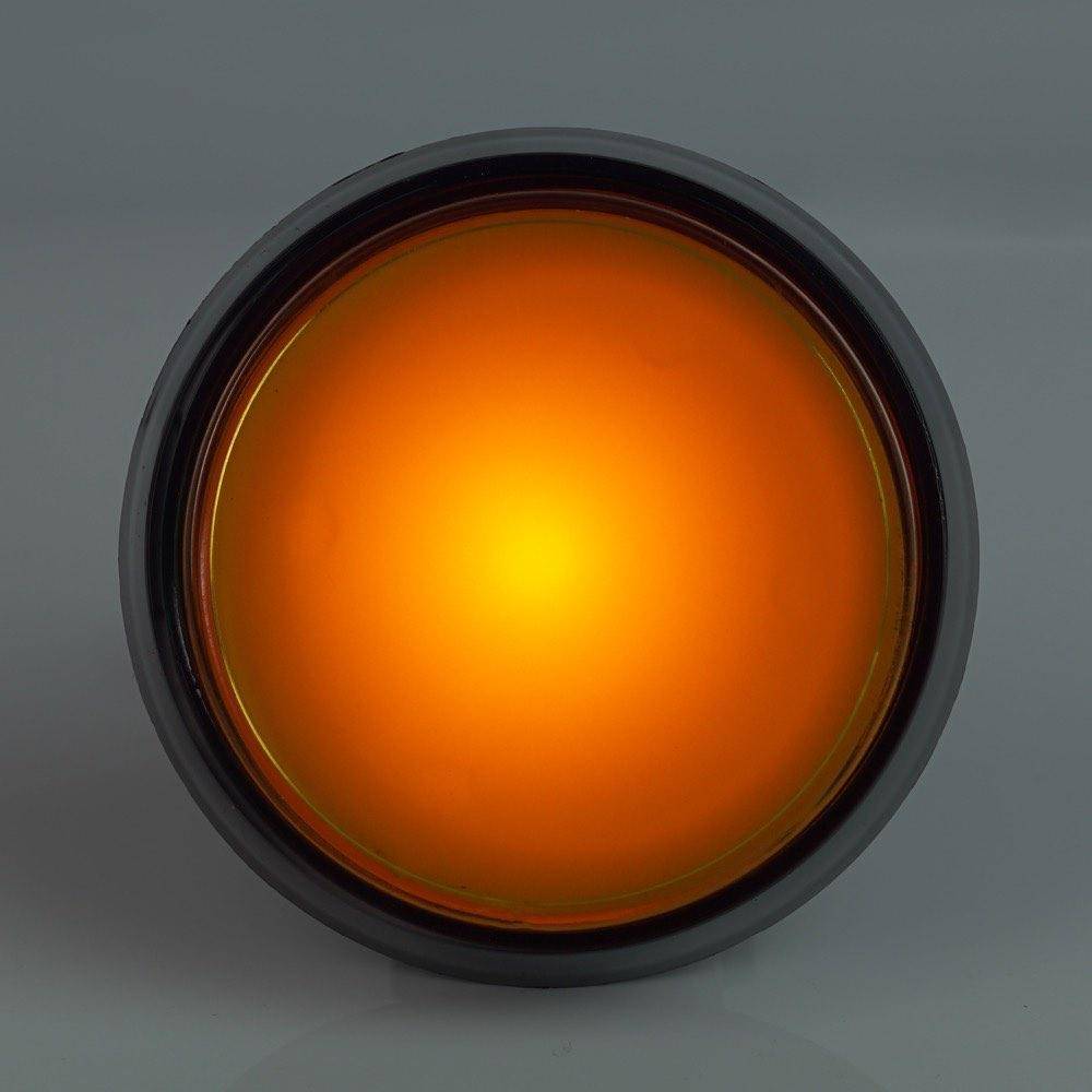 Arcade Button, 44mm, beleuchtet (LED 12V DC) - Farbe: gelb