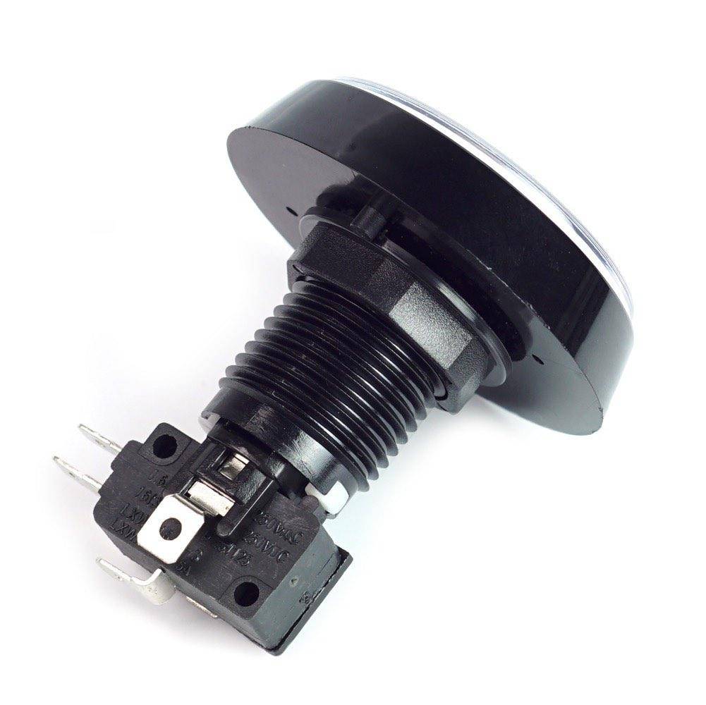 Large Arcade Button, 60mm, beleuchtet (LED 12V DC) - Farbe: grün