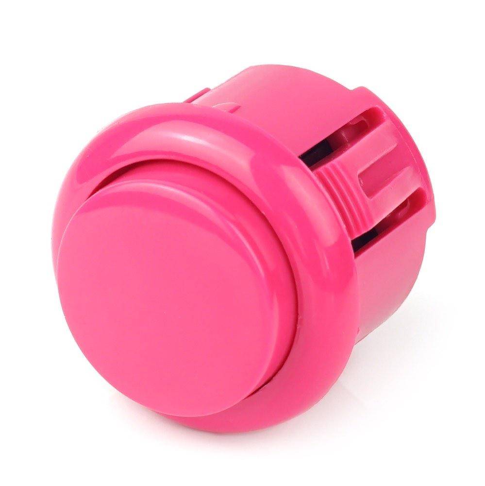 Mini Arcade Button, 24mm - Farbe: pink