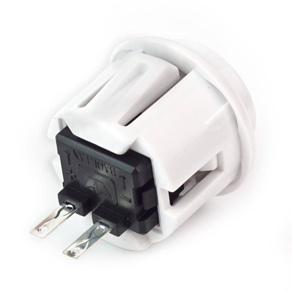 Mini Arcade Button, 24mm - Farbe: weiß