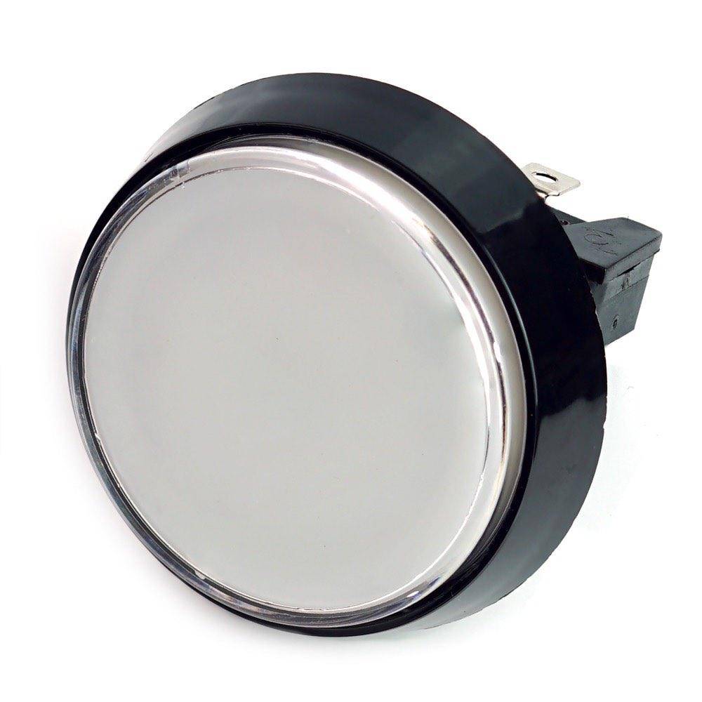 Large Arcade Button, 60mm, beleuchtet (LED 12V DC) - Farbe: weiß
