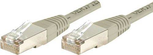 Patchkabel Cat. 6, F/UTP, PoE+, grau, 50,0 m