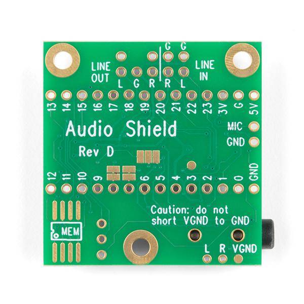 Teensy 4 Audio Shield, Rev D