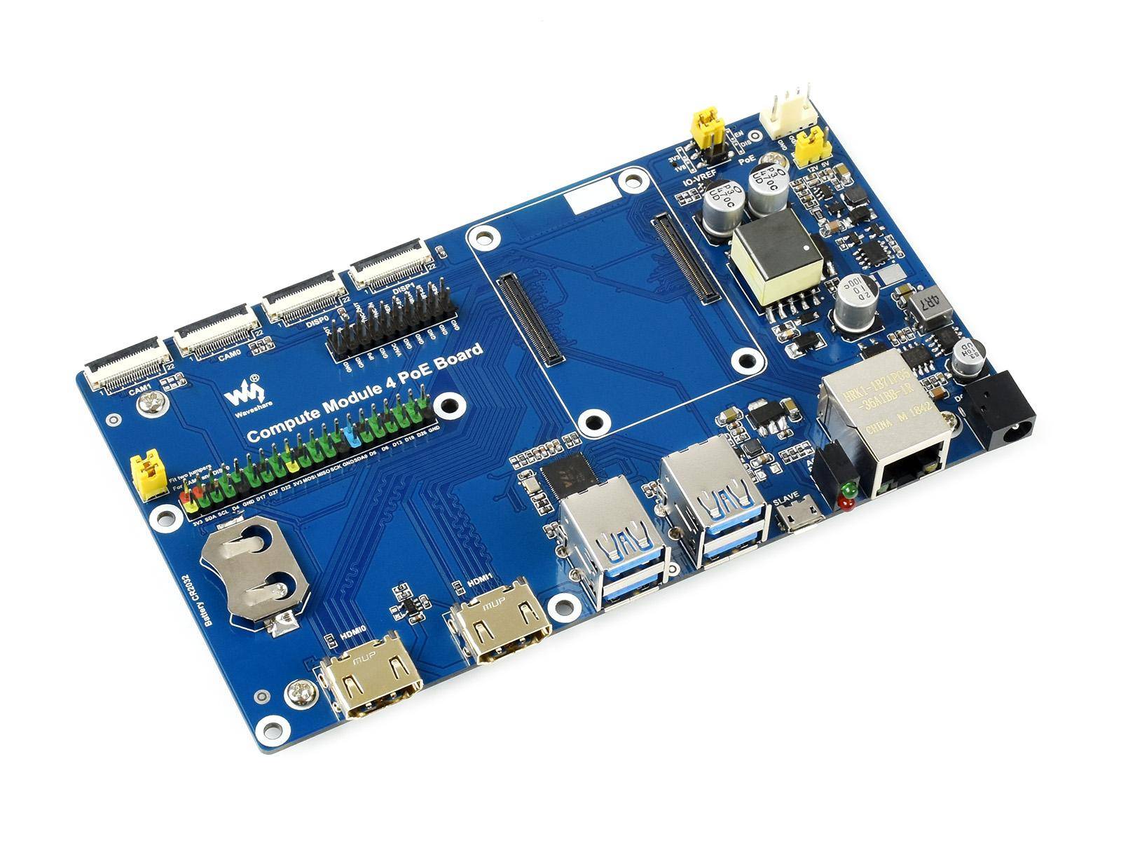 Raspberry Pi Compute Module 4 IO Board mit PoE Funktion
