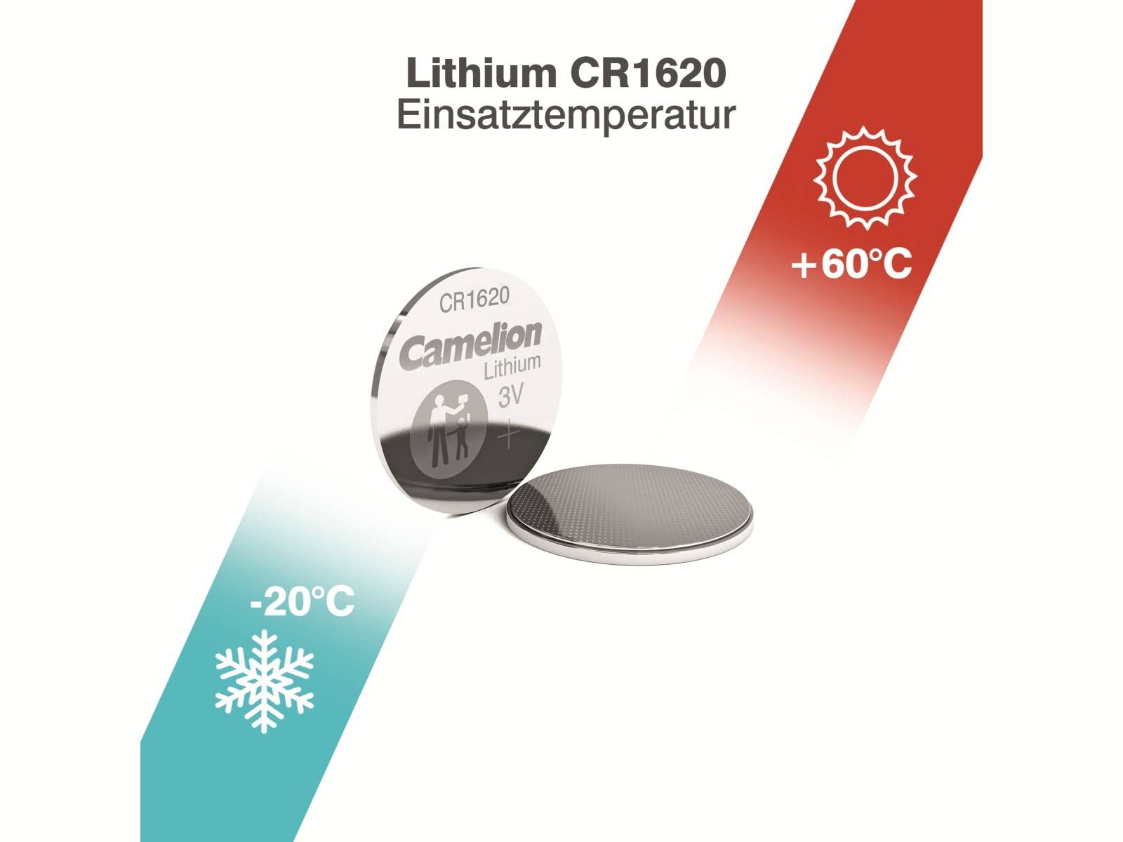 CAMELION Knopfzelle CR1620, 1 St.