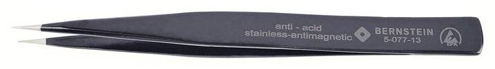 ESD SMD Universal-Pinzette 130mm Form AA Edelstahl, ableitfähig
