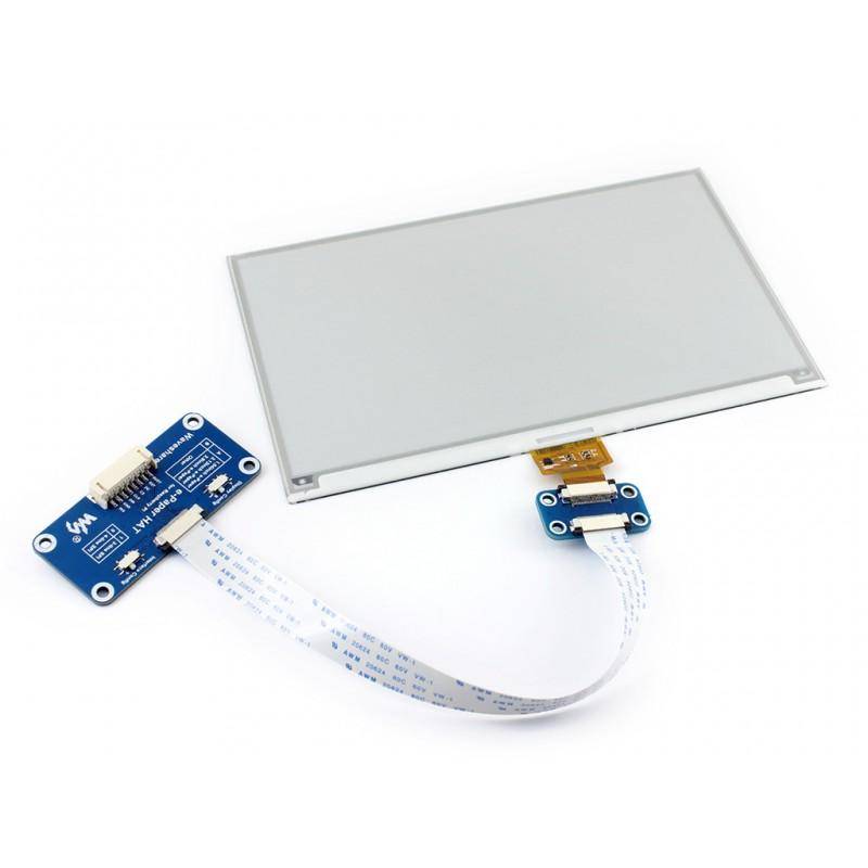 7.5" 800×480 ePaper Display HAT für Raspberry Pi v2