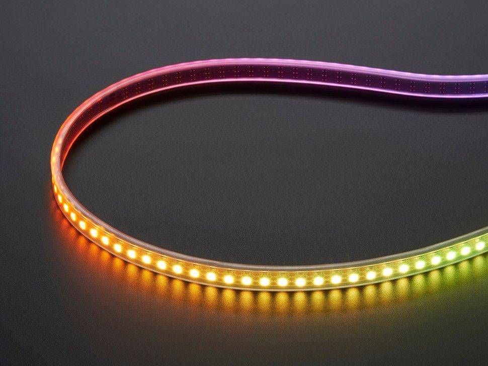 Adafruit Mini Skinny NeoPixel Digitaler RGB LED Streifen - 144 LED/m, weiß, 1m