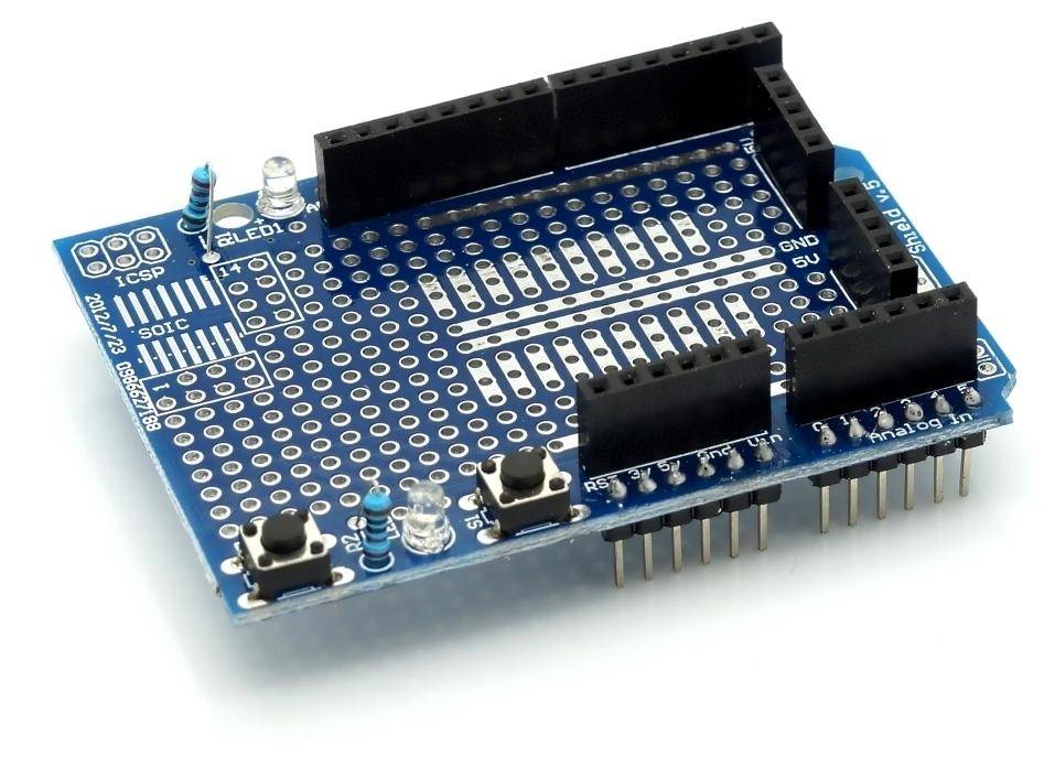Prototyping Shield für Arduino Uno inkl. Breadboard