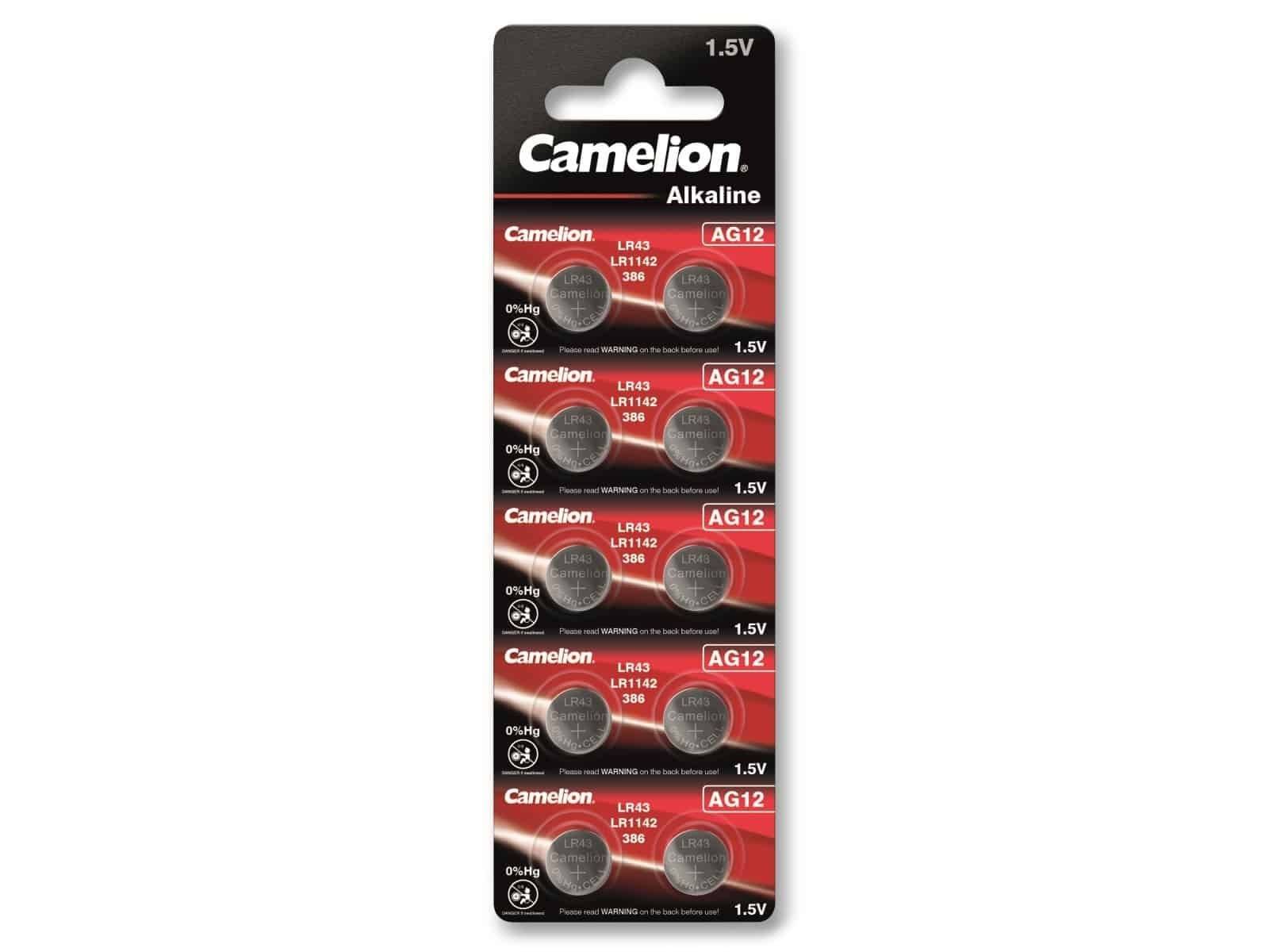 CAMELION Knopfzelle AG12, 10 St.