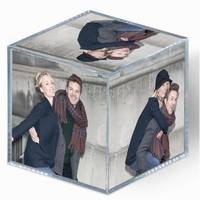 Walther MW100A - Acryl - Transparent - Bilderrahmen-Set - Tisch - 8,5 x 8,5 cm -