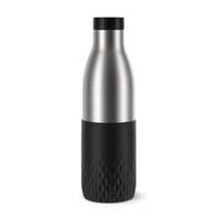 EMSA Bludrop Sleeve N3111100, 700 ml, Tägliche Nutzung, Schwarz, Edelstahl, Edelstahl, 12 h, 6 h