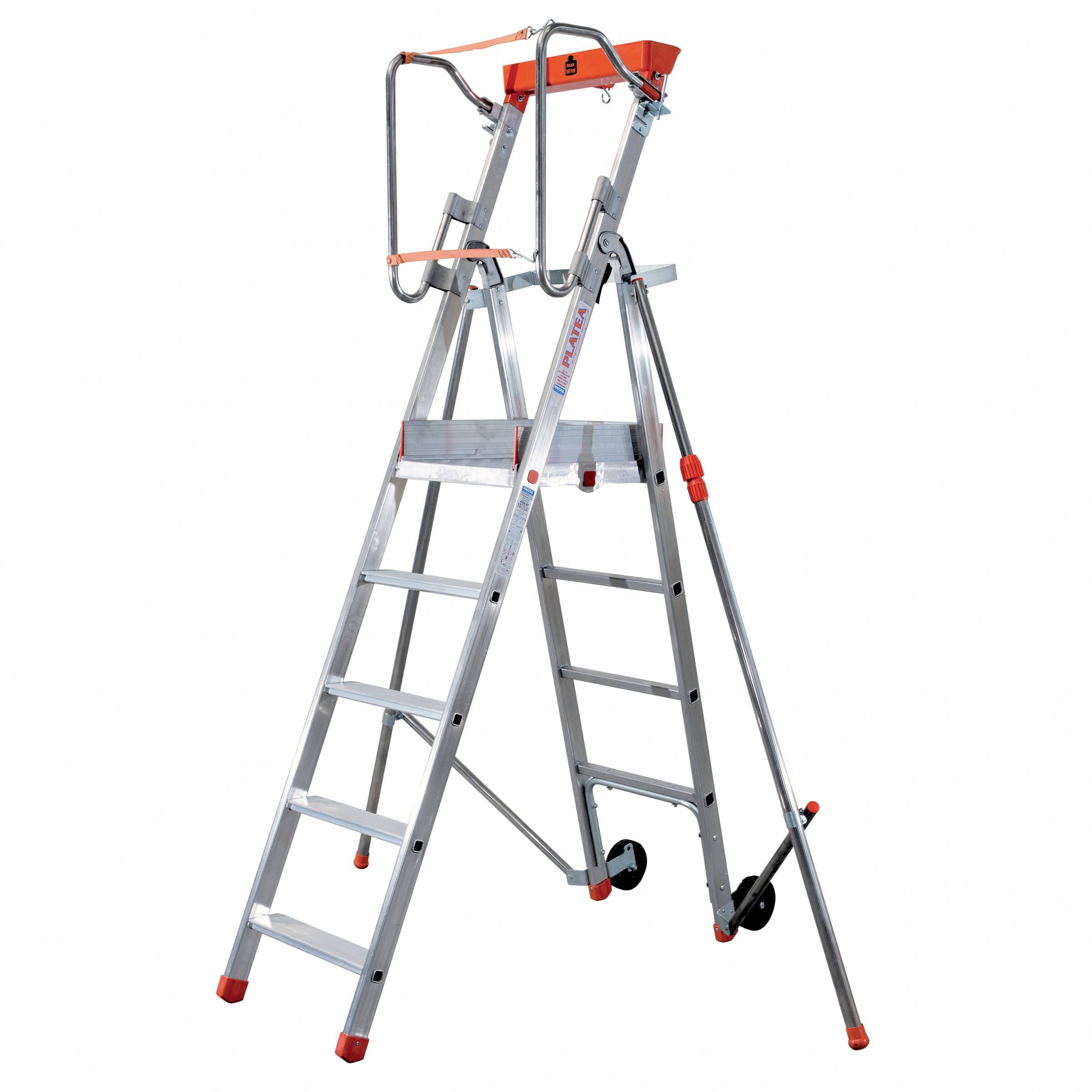 Facal Platea Podesttreppe Aluminium S300 5 Stufen