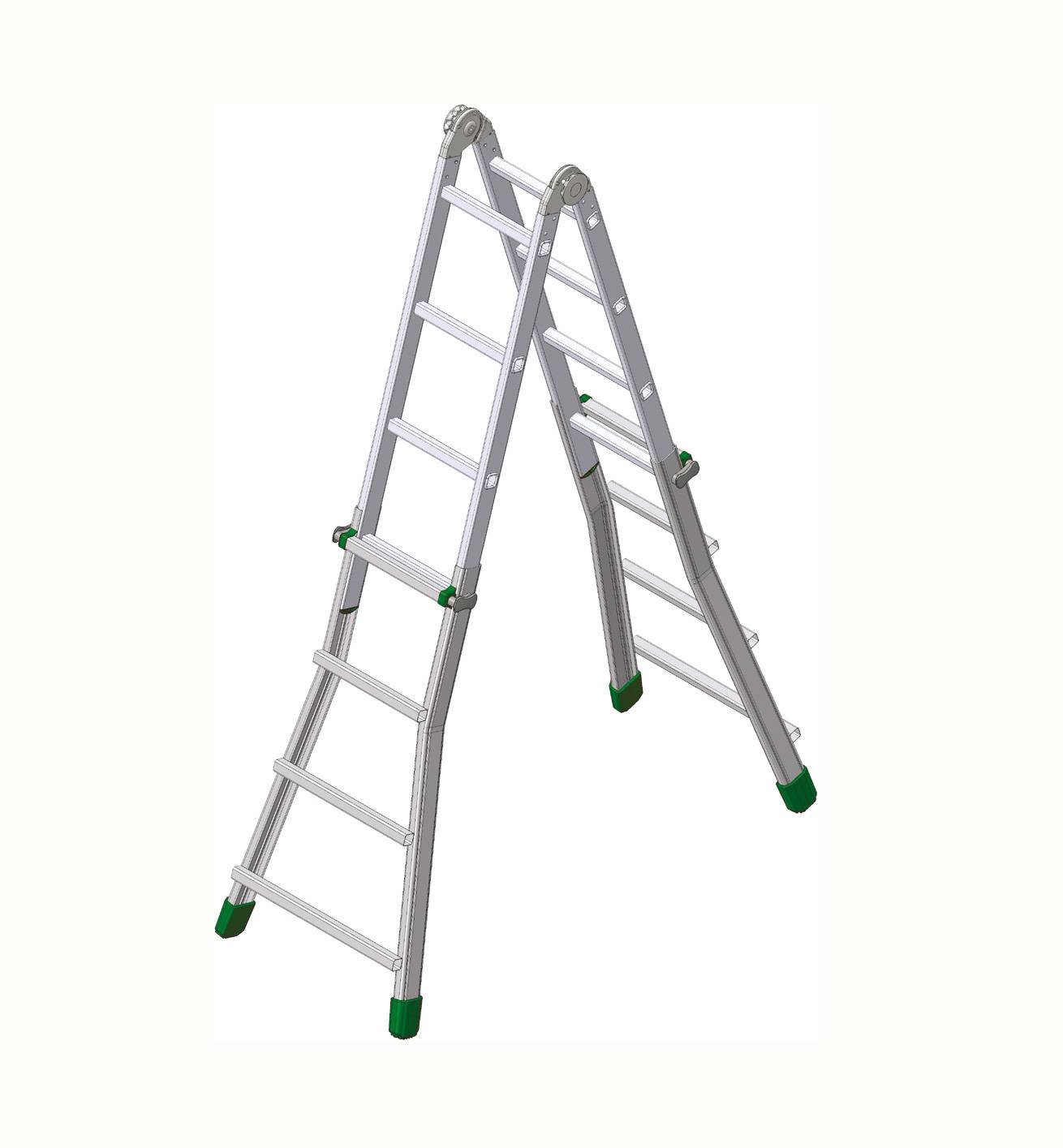 Facal Teleskopleiter Brikoplus S600 4x6 Sprossen