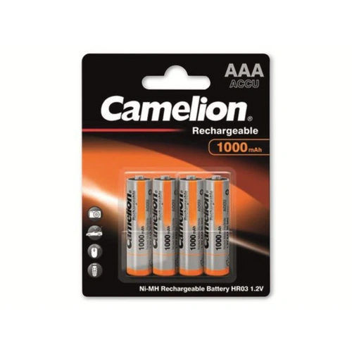 CAMELION NiMH-Micro-Akku 1000 mAh, 4 Stück CAMELION NiMH-Micro-Akku 1000 mAh, 4 Stück