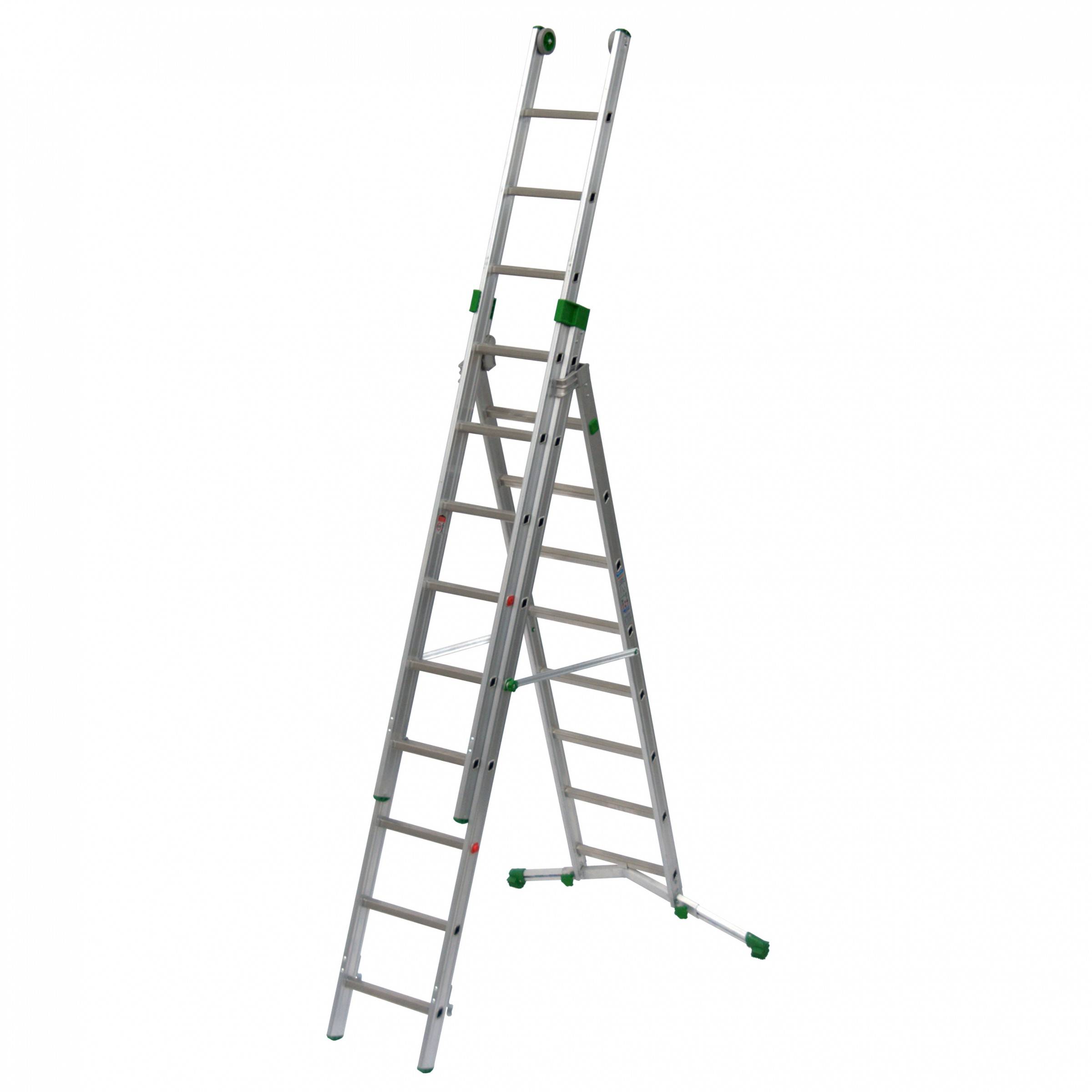 Facal Mehrzweckleiter SUPERPRIMA S600 3-teilig 8+9+9 Sprossen