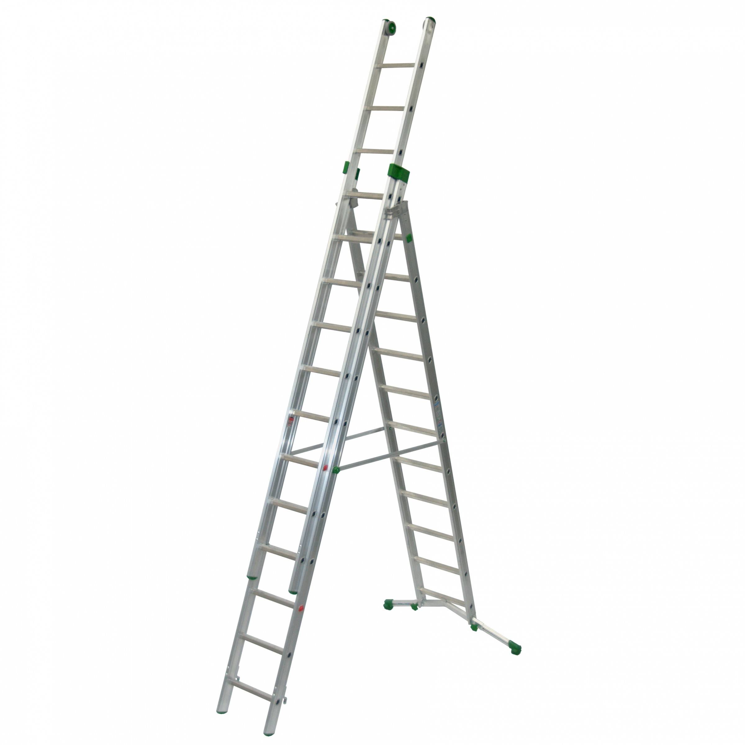 Facal Mehrzweckleiter SUPERPRIMA S600 3-teilig 11+12+12 Sprossen