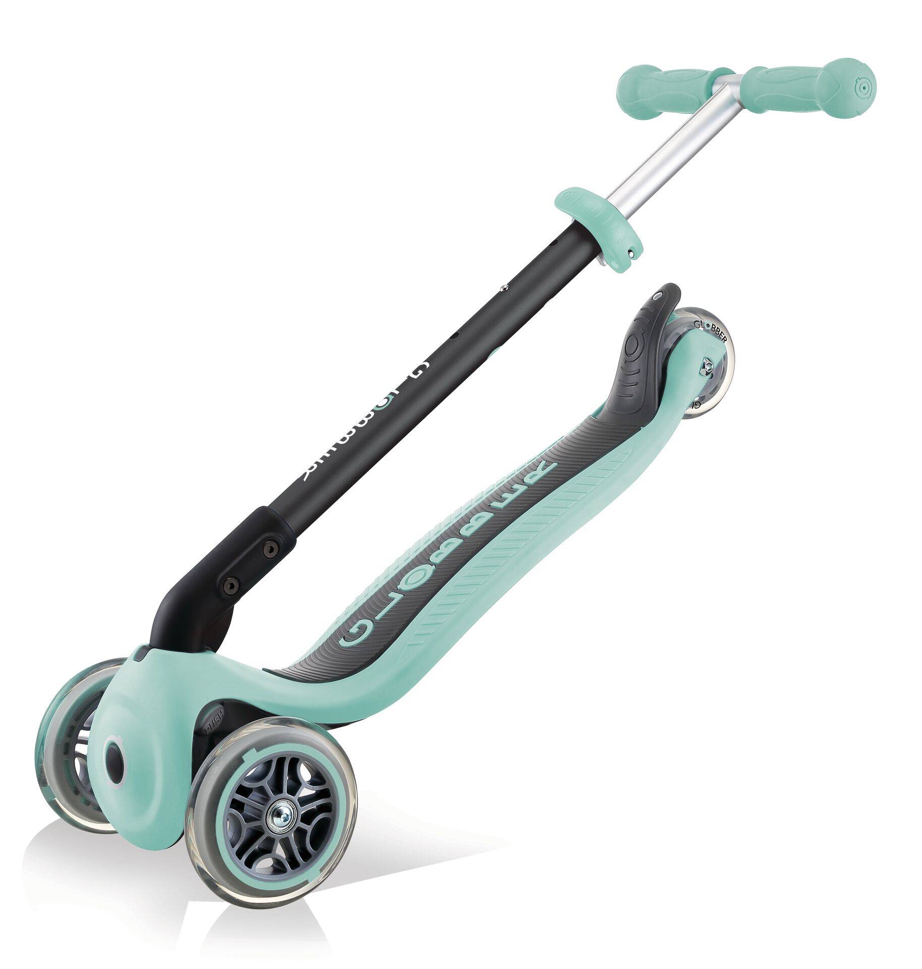GLOBBER GO-UP FOLDABLE LIGHTS mint, mit Leuchtrollen