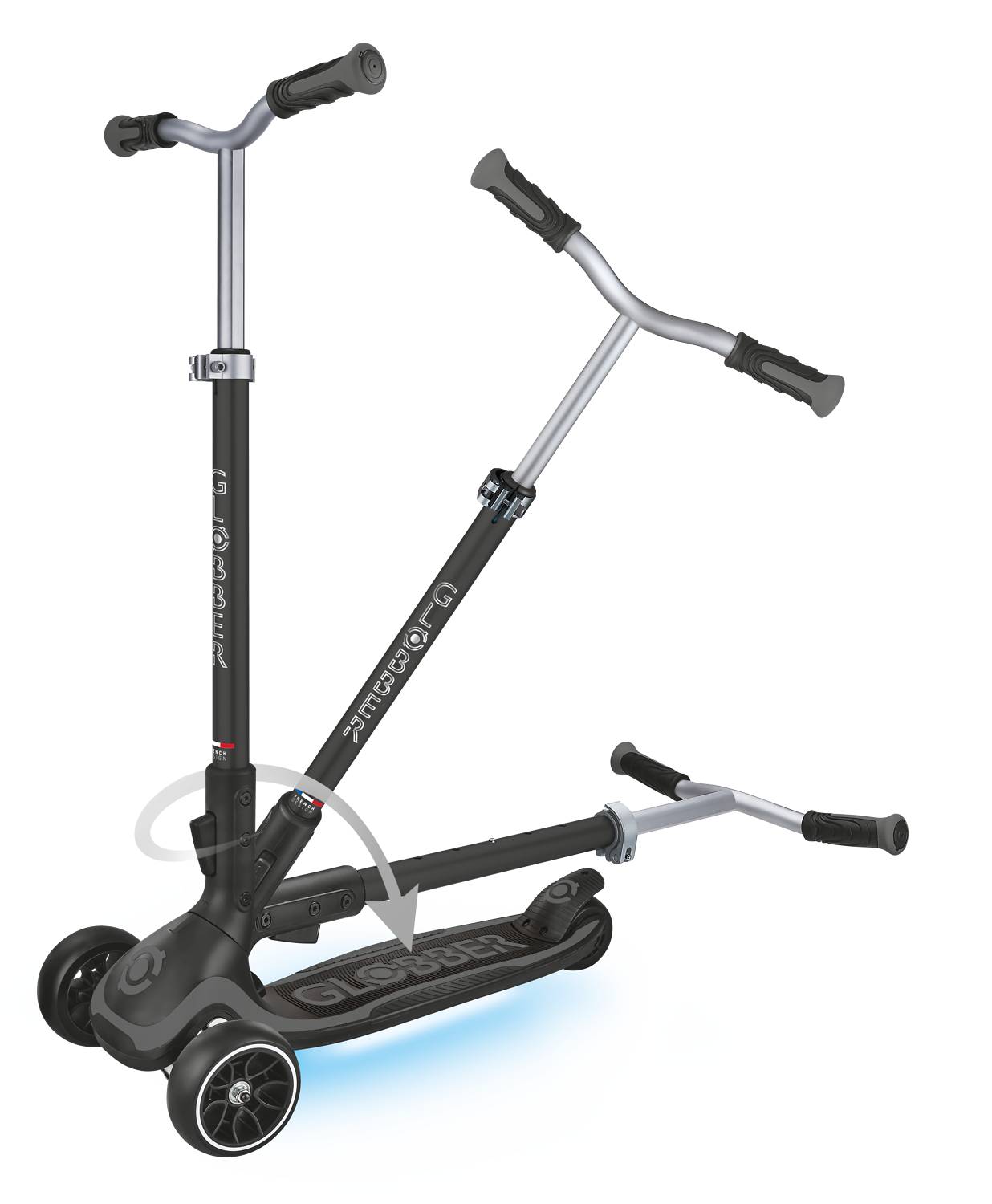GLOBBER ULTIMUM LIGHTS grau, mit Leuchtmodul