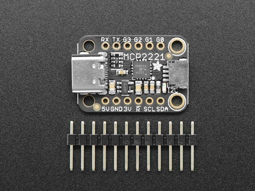 Adafruit MCP2221A Breakout - General Purpose USB zu GPIO ADC I2C