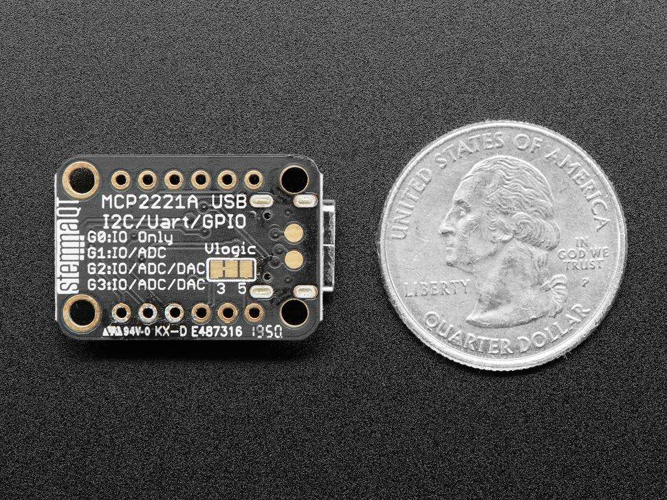 Adafruit MCP2221A Breakout - General Purpose USB zu GPIO ADC I2C