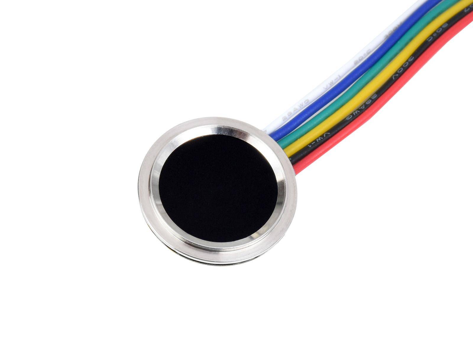 Kapazitiver Fingerabdruckleser, rund, zum Einbau, mit UART Ausgang