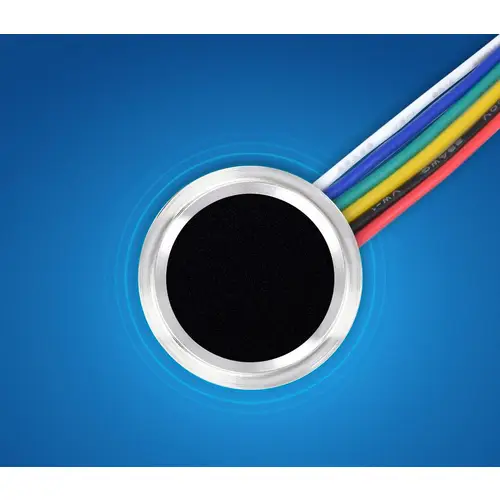 Kapazitiver Fingerabdruckleser, rund, zum Einbau, mit UART Ausgang Kapazitiver Fingerabdruckleser, rund, zum Einbau, mit UART Ausgang