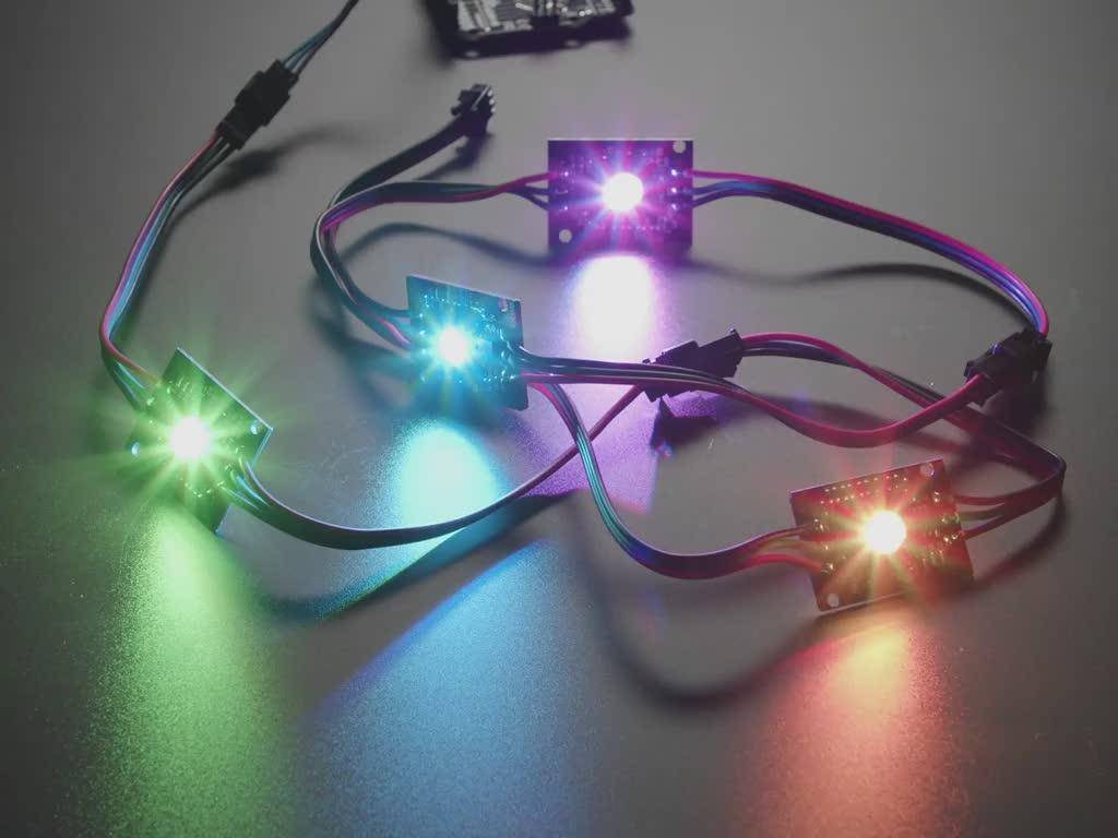 Ultrahelle 4 Watt kettbare RGBW NeoPixel LED, Kaltweiß