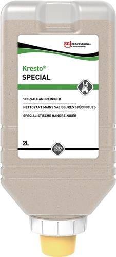 Ein 2-Liter-Behälter mit „Spezial