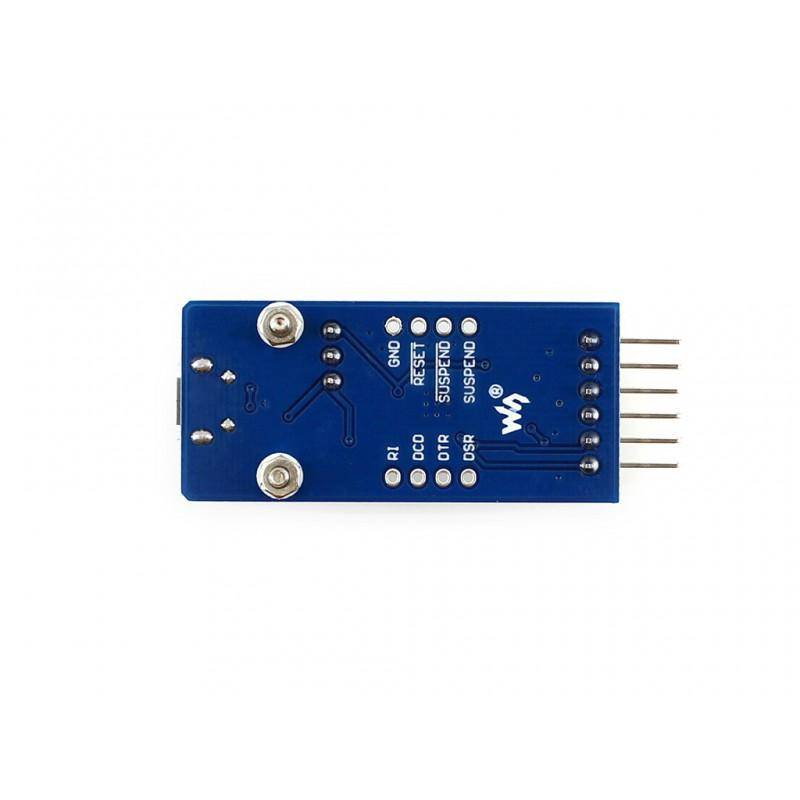 Waveshare CP2102 micro USB zu UART Brücke, USB-zu-Seriell, 12Mbit/s, 300bps-1Mbit/s, 3,3V-5V