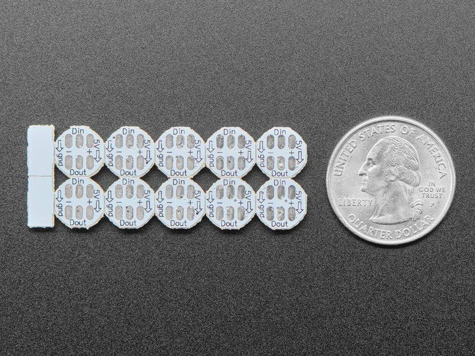 NeoPixel RGBW Mini Button PCB - 10er-Pack