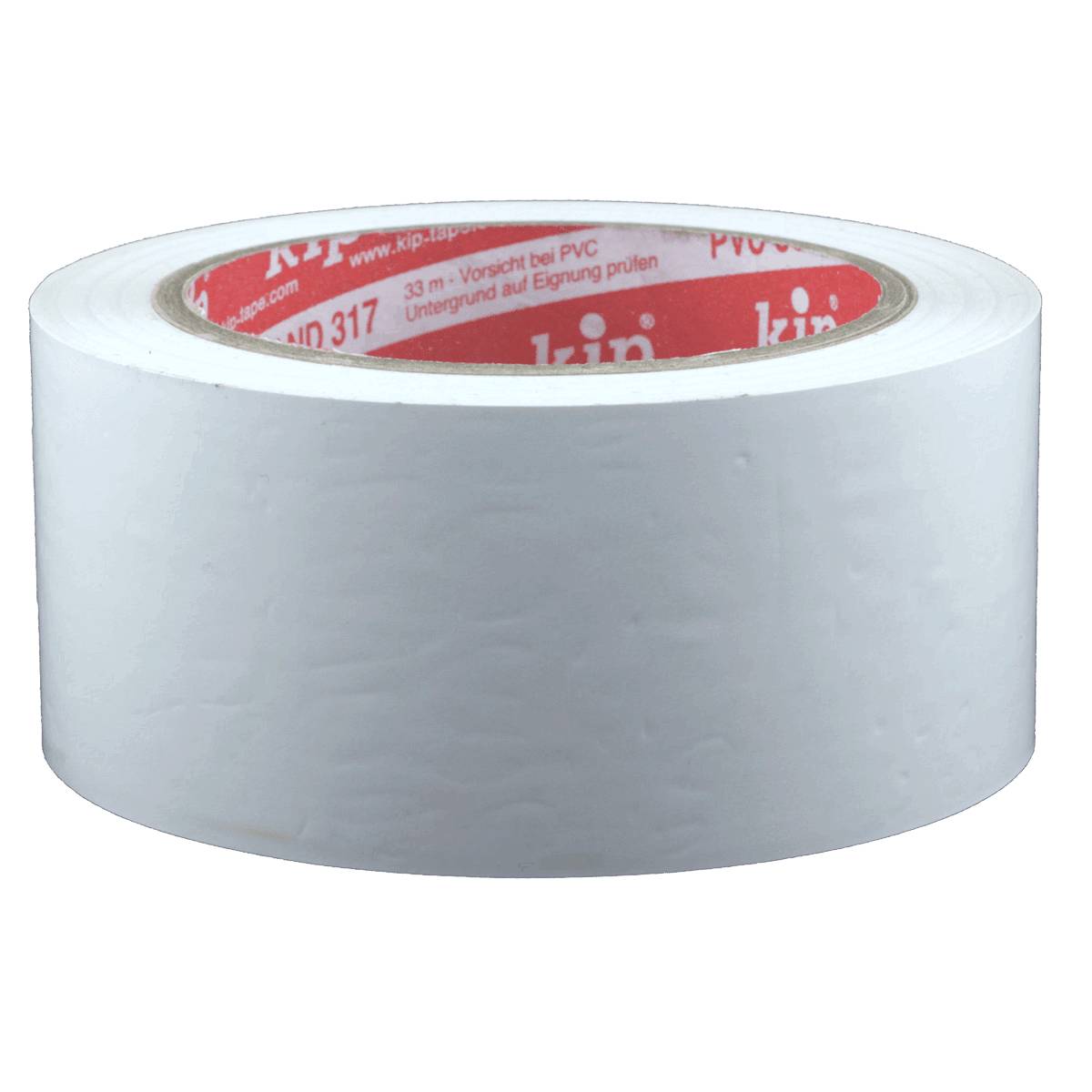 Kip@ 317 PVC-Schutzband Premium weiß - Putzerband 48 mm