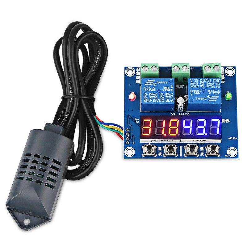 XH-M452 Digitaler Controller für Temperatur- und Luftfeuchtigkeit 12V, programmierbar