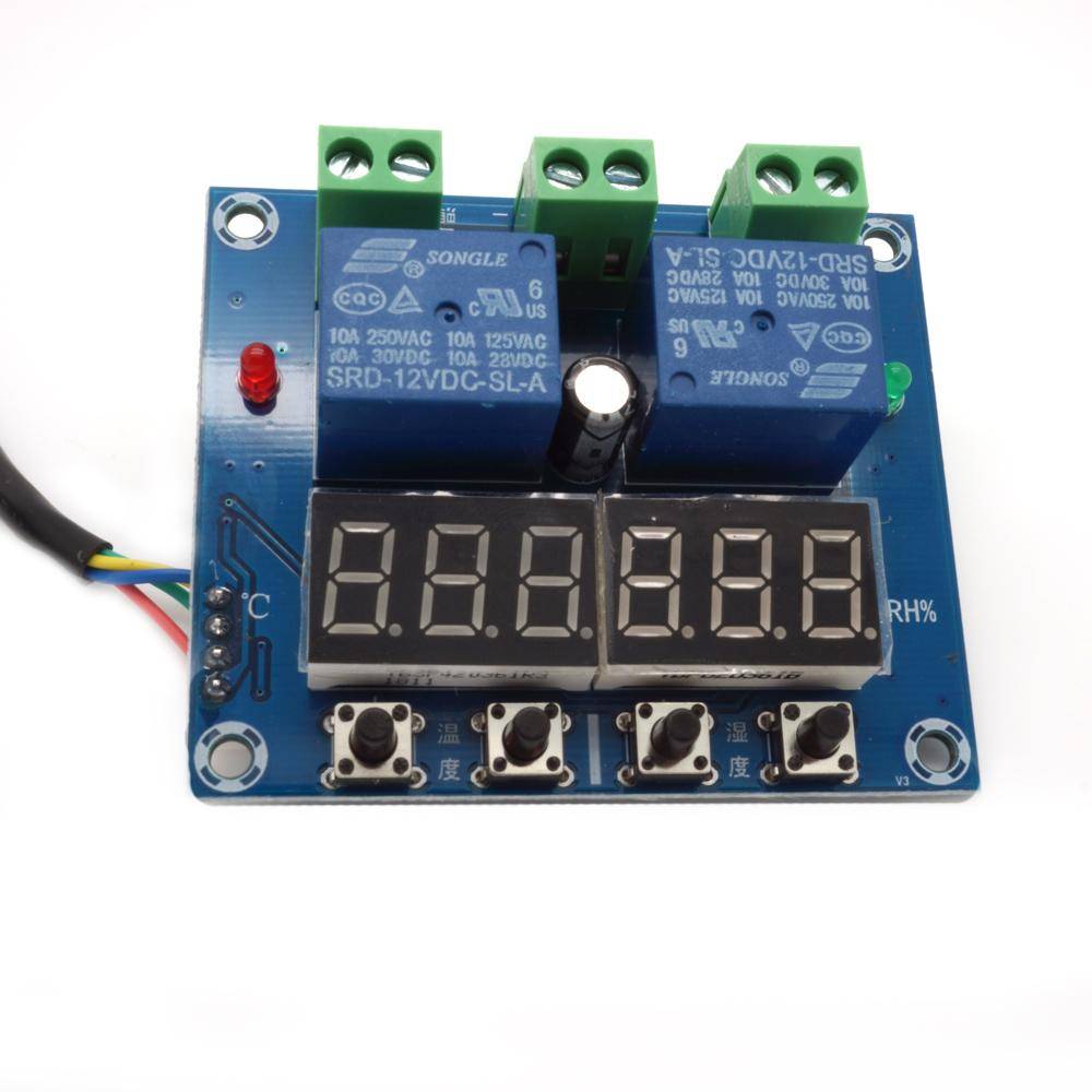 XH-M452 Digitaler Controller für Temperatur- und Luftfeuchtigkeit 12V, programmierbar