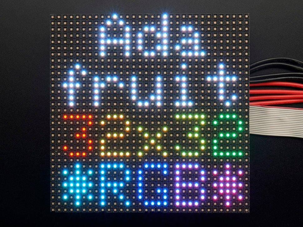 Adafruit 32x32 RGB LED Matrix Panel - 4mm Raster