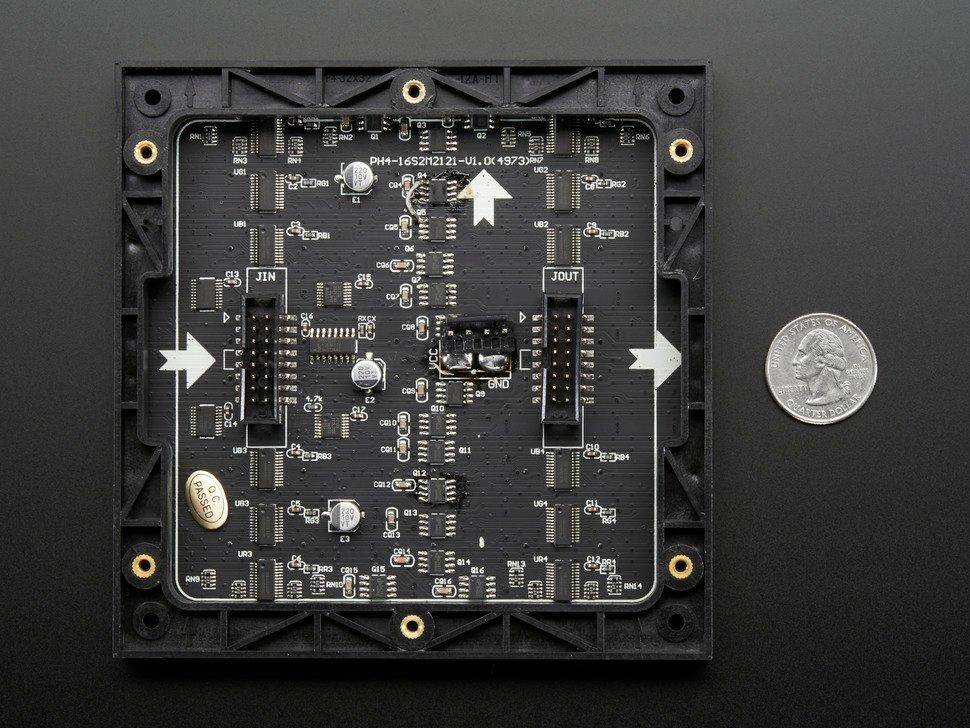 Adafruit 32x32 RGB LED Matrix Panel - 4mm Raster