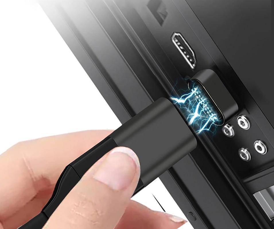 Magnet Adapter, HDMI 2.1 Stecker zu Buchse, 8K 60 Hz