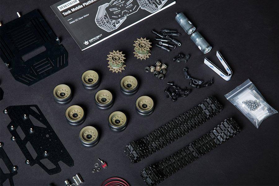 DFRobot Devastator Tank Mobile Roboterplattform (Metall DC Getriebemotor)