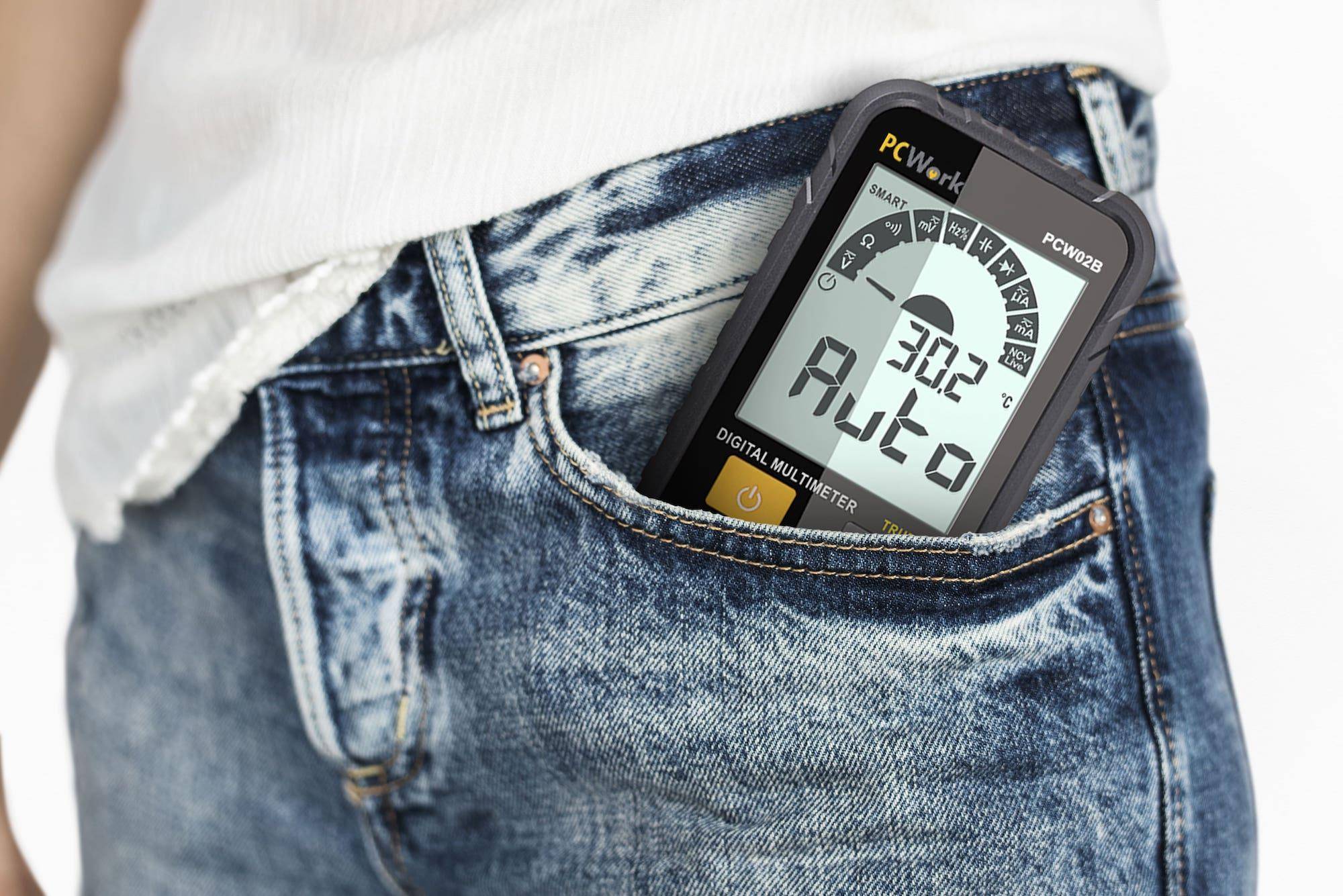 PCWork, PCW02B, Digitales True RMS Multimeter