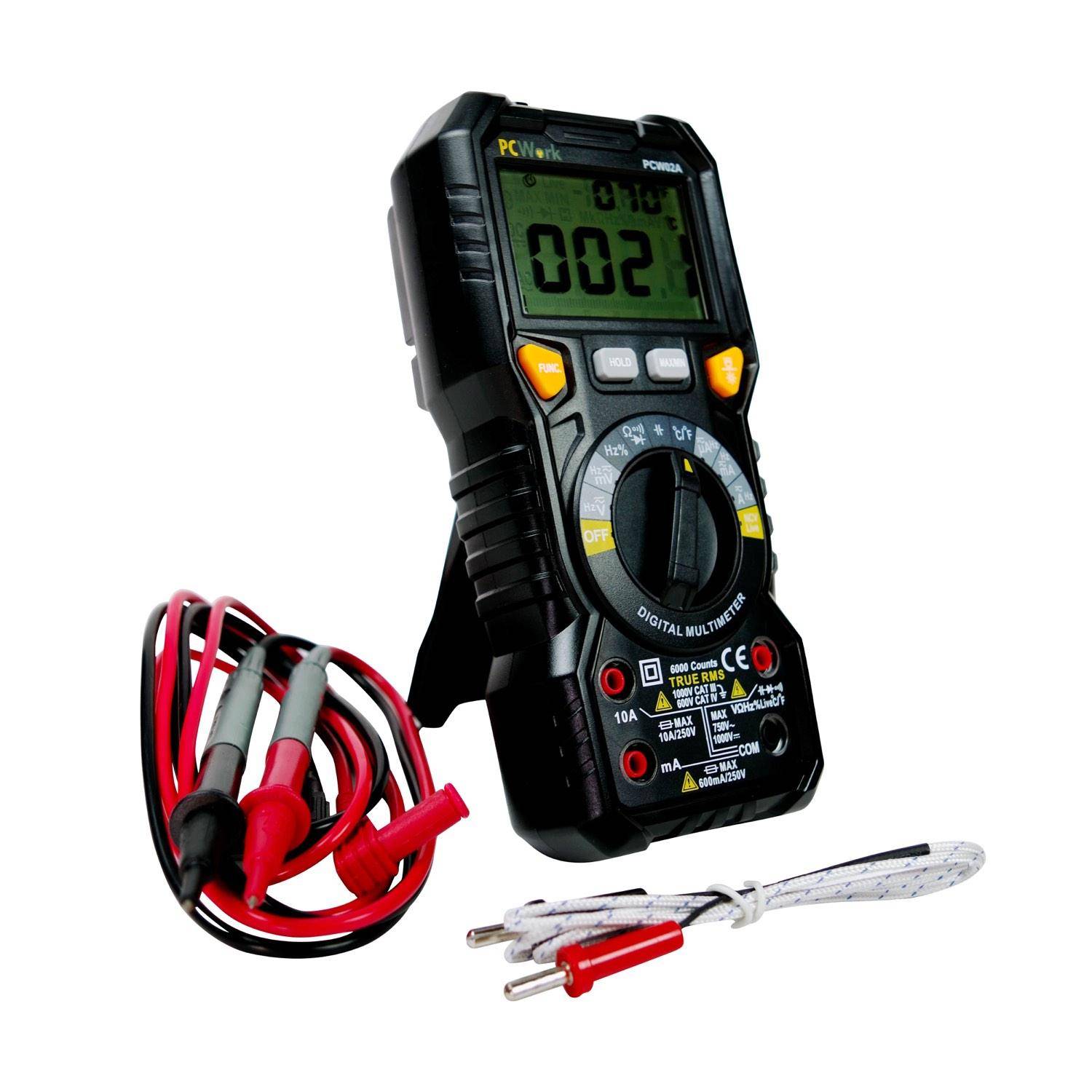 PCWork, PCW02A, Digitales True RMS Multimeter