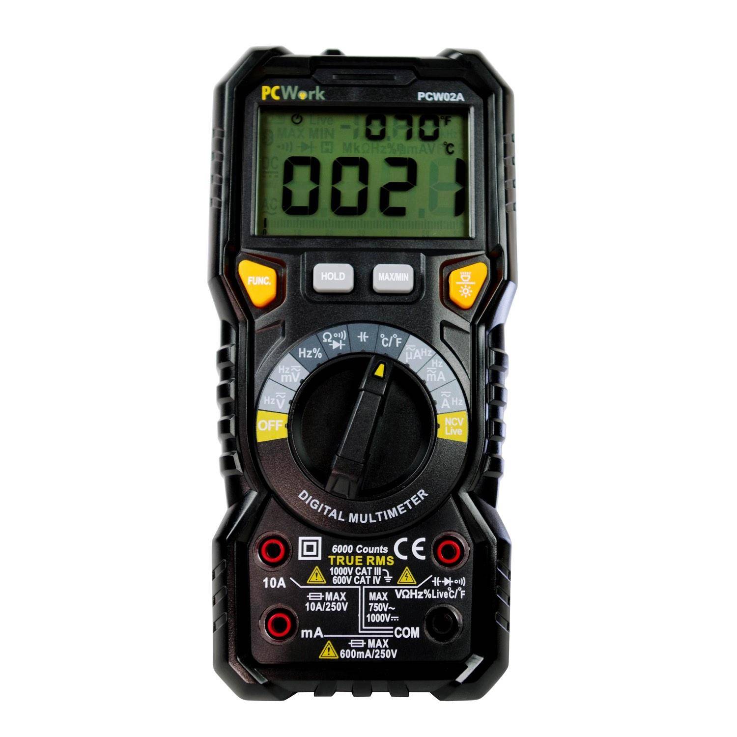 PCWork, PCW02A, Digitales True RMS Multimeter